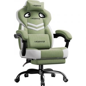 Chaise de bureau ergonomique,Fauteuil Double line,Vert