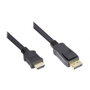 Good Connections DisplayPort - HDMI - 1m - 1 m - DisplayPort - HDMI - Mâle - Mâle - Noir (DP-HDMI1)