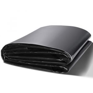 VEVOR Bâche Bassin 4,6x6 m Revêtement pour Étang Épaisseur 1,5 mm Pliable en EPDM sous-Couche Facile à Découper pour Étangs à Poissons, Carpes Koi, Jeux d'eau, Cascades, Fontaines, Jardins Aquatiques