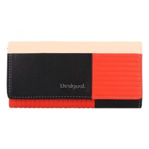 Desigual Accessoires PU Small Wallets, Portefeuille bi-Pliable pour Femme, Finition du matériau, 19