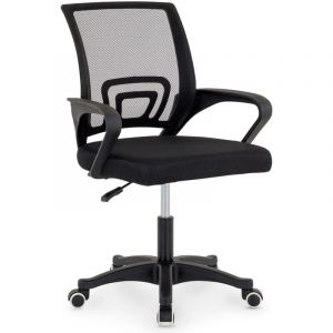 Idimex Chaise de bureau PHOENIX - Noir