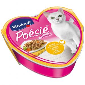 Image de Vitakraft Poésie 30 x 85 g pour chat - poulet, légumes du jardin en sauce