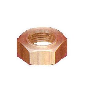 Image de Riquier Ecrou laiton collet battu brut 20x27 14 - WATTS