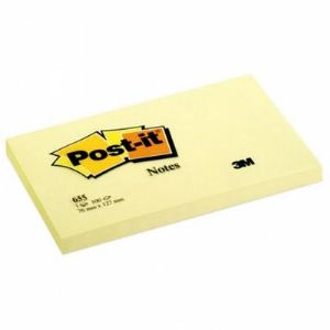 Post-It 12 Notes repositionnables 100 feuilles (76x127 mm)