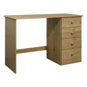 Image de VidaXL Bureau avec 4 tiroirs 110x50x74 cm Bois de pin massif