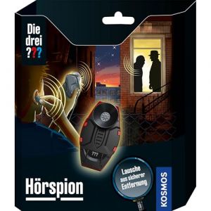 Kosmos Die drei Les Trois ? ? Espion auditif 632496, Gadget de détection, équipement d'agent pour Enfants à partir de 8 Ans, Les Trois Points d'interrogation, équipement de détective