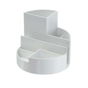 Maul Organisateur De Bureau Rundbox Recyclage Blanc