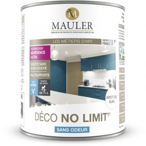 MAULER - Deco No Limit - 2,5L - Aspect Cire Blanc - Idéale pour relooker les vieux meubles et les boiseries sans avoir à décaper ou à appliquer une