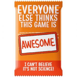 Cryptozoic Entertainment Everyone Else Thinks This Game is Awesome! I Can't Believe It's Not Science Expansion | from Pan-Universal Galactic Worldwide & Cryptozoic | 100 Extra Space Facts | Trivia Game for 2-8 Players 14+
