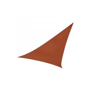 Perel Voile d'ombrage triangulaire 3,6 m terre cuite