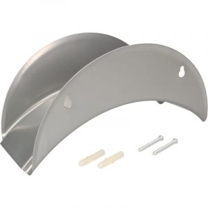 Support mural pratique en métal gris 280 x 110 x 1 mm - Kotarbau