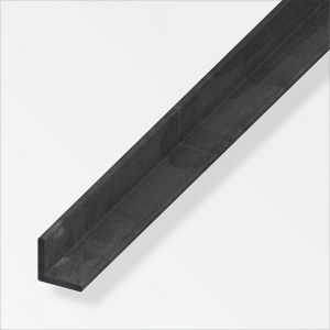 Cornière égale acier laminé à chaud gris 25x25mmx1m