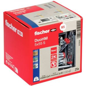 Fischer DuoHM 5x55 S PH TX Cheville pour corps creux 55 mm 572924 25 pc(s) A716163