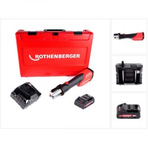 Rothenberger ROMAX 4000 Sertisseuse sans fil 18V + 1x Batterie 4,0 Ah + Chargeur + Coffret