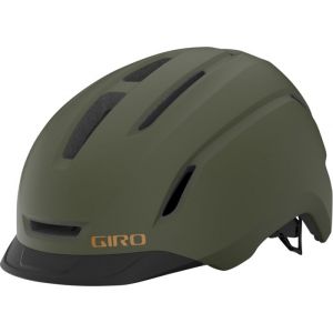 Giro Caden II LED Casque, olive 55-59cm Casques de ville & trekking