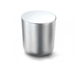 Multimedia Connect Bouton zamak rond Mini 8161 - 25 mm - Chromé mat