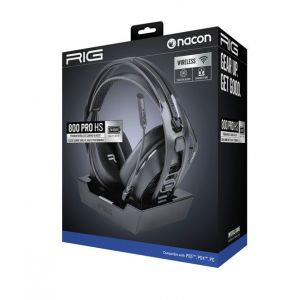 Image de Nacon Rig 800 Pro HS Casque de Jeu sans Fil pour PS4/PS5 Noir