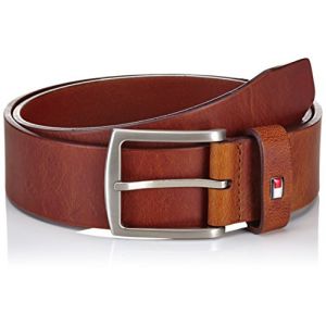 Tommy Hilfiger New Denton - Ceinture - Homme - Marron (Dark Tan Eur) - 105 cm