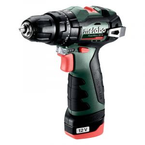 Image de Metabo Coffret Perceuse à percussion 12 V sans fil PowerMaxx SB BL 2 x 2,0 Ah Li-Power, LC12