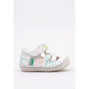 Kickers Salom&eacute;s Cuir Sushy Blanc - Couleur Blanc - Taille 18