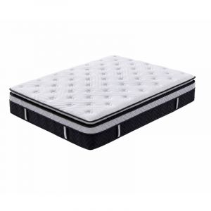 SNOW - Matelas hybride mémoire de forme aux ressort ensachés 160 x 200 cm épaisseur 35 cm