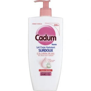 Image de Cadum Lait corps hydratant surdoux à la crème de talc 400 ml