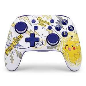 Image de PowerA Manette sans fil am&eacute;lior&eacute;e Nano pour Switch - Pok&eacute;mon&nbsp;: Pikachu School Days