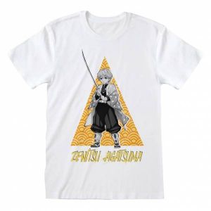 Tueur de démons Zenitsu Tri Hommes T-shirt DEM05441TSW