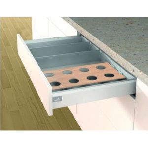 Hettich Profil d'am&eacute;nagement int&eacute;rieur de tiroir - Orgastripe - Anthracite