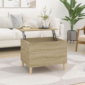 VidaXL Table basse Chêne sonoma 60x44,5x45 cm Bois d'ingénierie