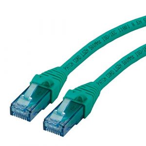 Roline Cordon LAN Cat 6A Component Level | Câble réseau UTP Ethernet avec connecteur RJ45 | vert 10 m