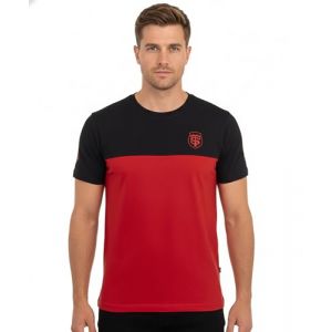 Stade toulousain T-shirt - Toulouse - Rugby - Rouge et Noir - Manches courtes