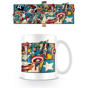 Pyramid International Marvel Comics - Mug Captain America Panels