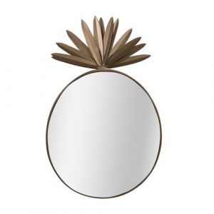 Image de Table passion Miroir Ananas doré 56 cm