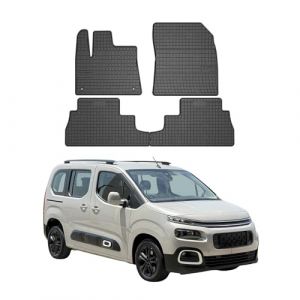 Omac Tapis de Sol pour Citroen Berlingo 2018-2025 Noir Caoutchouc