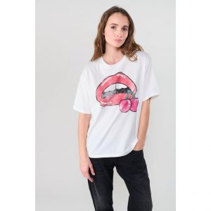 Le Temps des Cerises T-shirt T-shirt tamita blanc imprim&eacute;