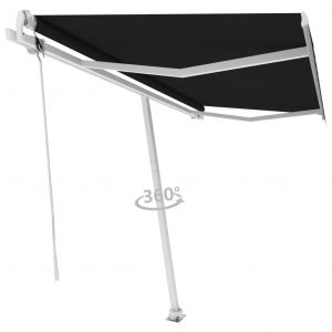 VidaXL Auvent automatique sur pied 450x300 cm Anthracite