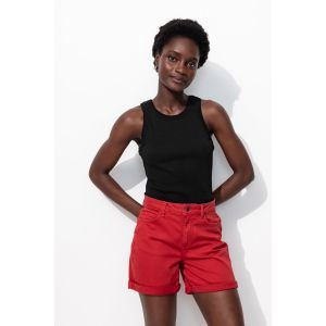 PROMOD Debardeur Crop top côtelé