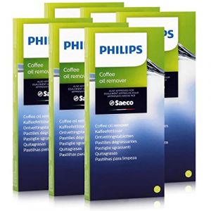 Saeco Philips CA6704/10 - Lot de 6 boites de 6 pastilles degraissantes de 1,6 g pour machine a cafe