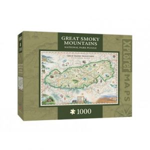 Master pieces Puzzle Xplorer Maps - Great Smoky Mountains