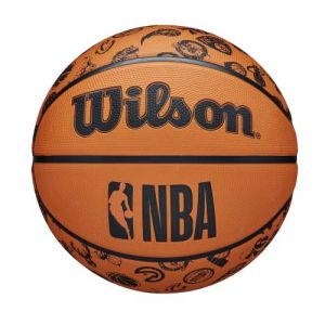 Wilson XTREM Toys and Sports NBA Basket ball All Team Orange / Black, taille
