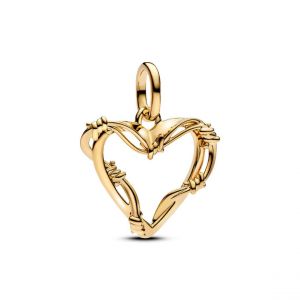Pandora Charm Pendant Cœur Fil de Fer - Taille one size