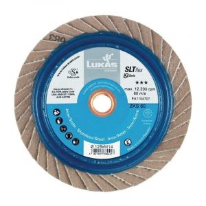 Lukas Disque à lamelles slt flex d. 125 mm granulation 40 plat 1 carton(s) de 10 pièce(s) disque à lamelles slt flex d. 125 mm granulation 40 plat