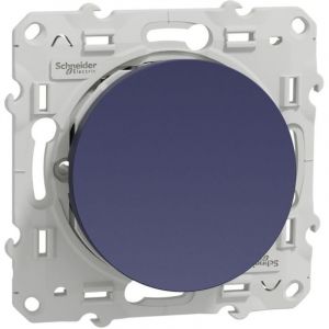 Schneider Electric Poussoir Lumineux Odace - Cobalt