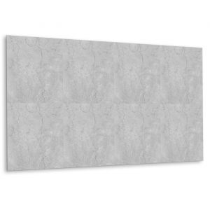 Tulup - Panneau mural en vinyle autocollant - Lambris pvc - 100 cm x 50 cm - Béton fissuré