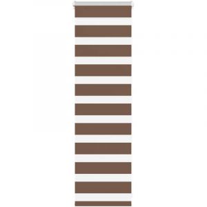 VidaXL Store Z&egrave;bre Marron 50x100 Cm Largeur Du Tissu 45,9 Cm Polyester