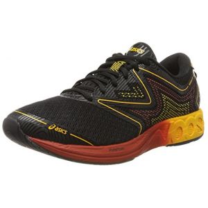 Image de Asics Noosa FF, Chaussures de Gymnastique Homme, Noir (Black/Gold Fusion/Red Clay), 42.5 EU