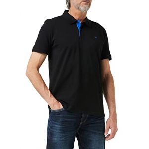 Tom Tailor Polo à Manches Courtes Made Of Cotton 3XL Black