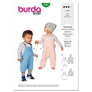 Burda B9295 Patron de Couture, Papier, Blanc, 56-98