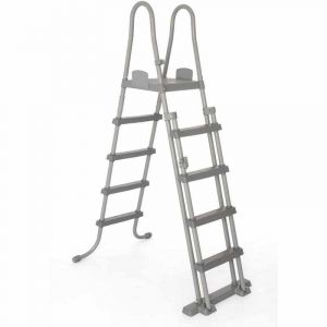 Image de Bestway &Eacute;chelle de s&eacute;curit&eacute; pour piscine avec ch&acirc;ssis en acier 58332